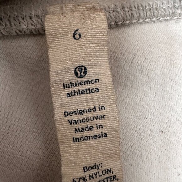 LULULEMON ATHLETICA WOMENS STRIDE HIGH NECK JACKET WHITE GRAY STRIPES, 6 - Picture 8 of 16